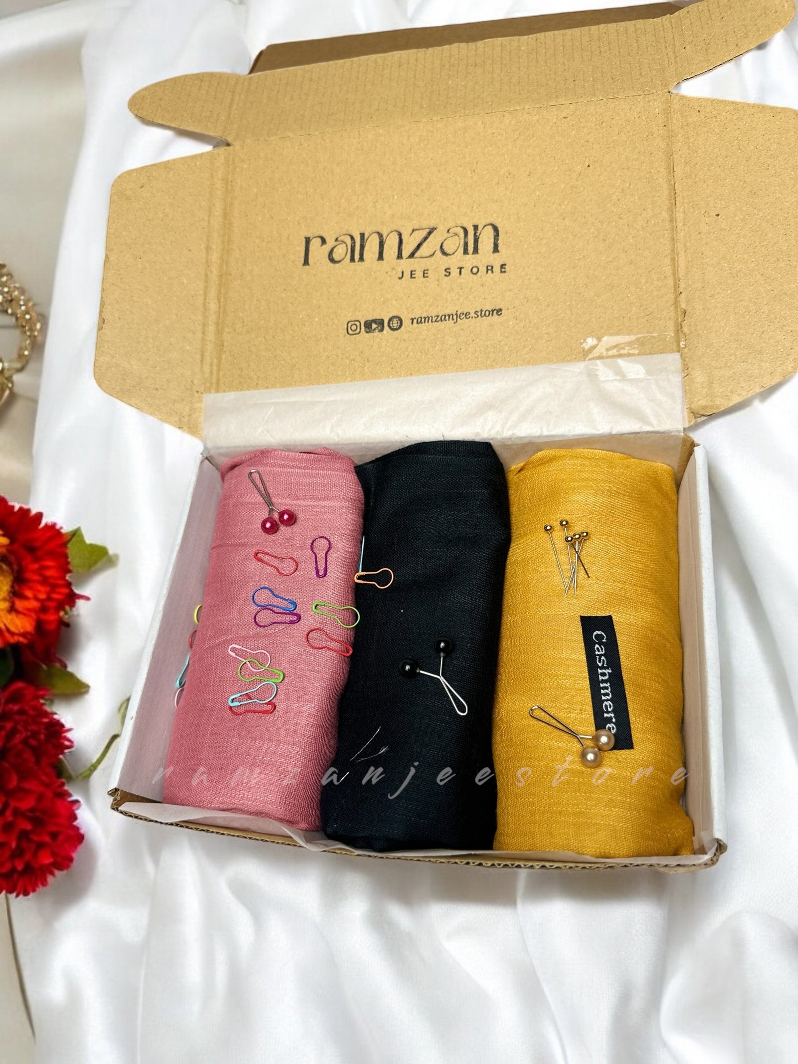 "Soft, stretchy hijab bands for a secure and comfortable hijab fit."