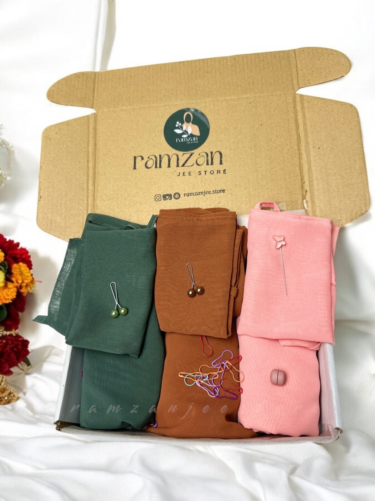 "Soft, stretchy hijab bands for a secure and comfortable hijab fit."