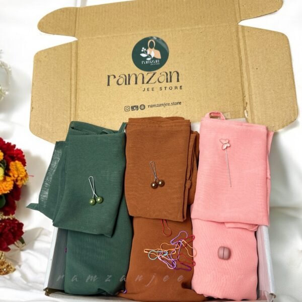"Soft, stretchy hijab bands for a secure and comfortable hijab fit."