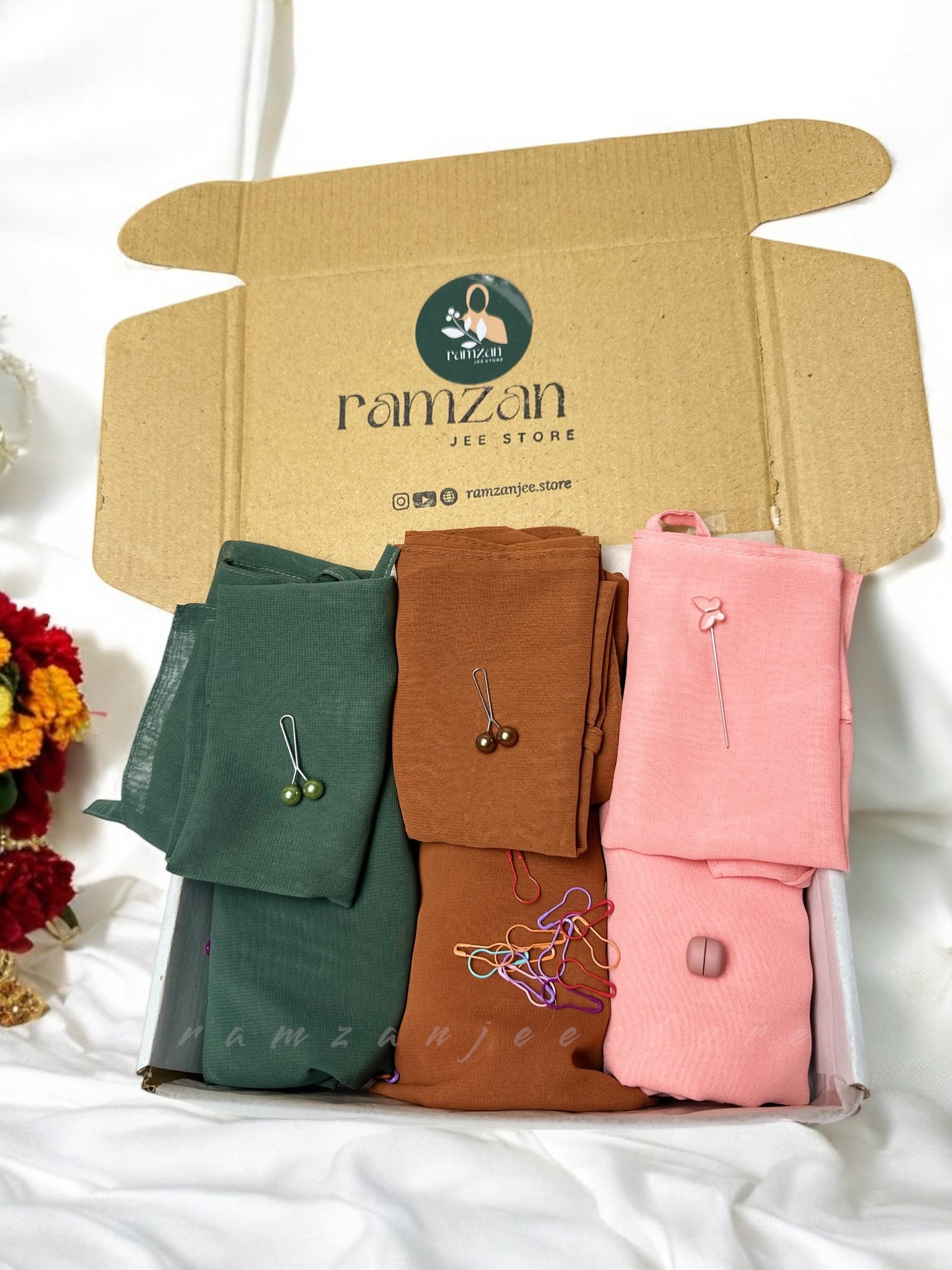 "Soft, stretchy hijab bands for a secure and comfortable hijab fit."