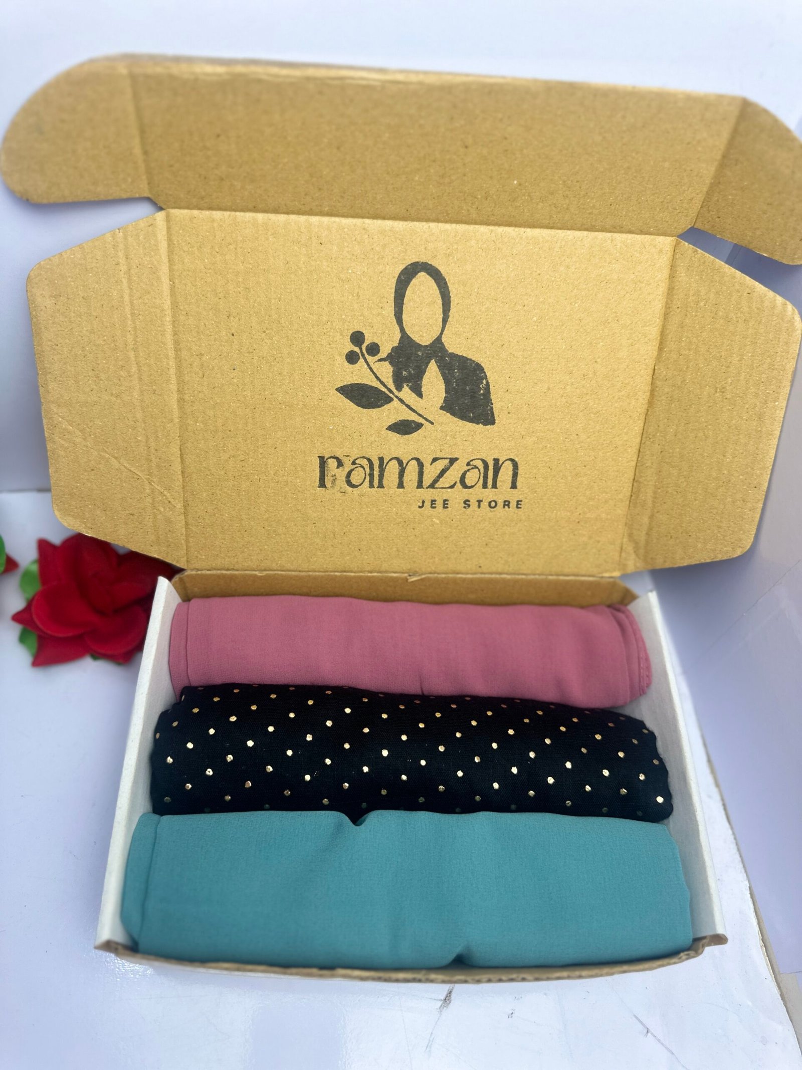 "Discounted hijabs collection with amazing offers."